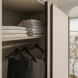 CARRYHOME OMARA Z DRSNIMI VRATI, barve hrasta, peščene barve | Shoptok.si