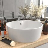 vidaXL Razkošen umivalnik mat bel 36x13 cm keramičen Cene