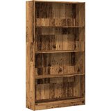  Regal za knjige boja starog drva 80x24x143 cm drveni | shoptok.hr