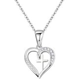 Ogrlica Elegant Cross - Srebrna KP28756 | shoptok.hr