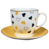 Sigma PORCELAN SET ZA KAFU 160ml 6/1 (SRCA/ŽUTI) JH-CS-160ZHC-9320 Cene