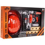  Dječji set alata s kacigom - narančasti | Shoptok.si