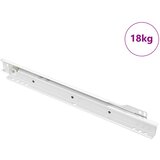  Klizač za ladice 73 pcs Bijelo Čelik | shoptok.hr