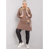 RELEVANCE Tunic-RV-TU-7221.80P-Brown | Shoptok.si