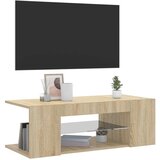 TV ormarić s LED svjetlima boja hrasta sonome 90 x 39 x 30 cm | shoptok.hr