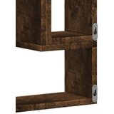  Zidna polica boja dimljenog hrasta 96x12x64cm konstruirano drvo | shoptok.hr