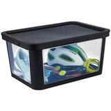 Rotho Crni plastičan poklopac za kutiju za pohranu 57x39x3 cm Albris – | shoptok.hr