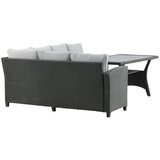 Venture Home Bentwood kutna vrtna lounge garnitura, crna | shoptok.hr