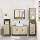 vidaXL 3-dijelni set kupaonskog namještaja boja hrasta sonome drveni | shoptok.hr