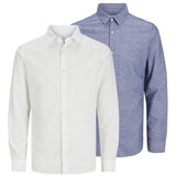 Jack & Jones Set muških košulja 12278074, 2 komada, Bela i plava cene