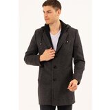 Dewberry PLT8376 MEN'S COAT-PATTERNED DARK ANTHRACITE | Shoptok.si