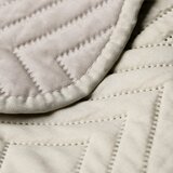 Restilo Kremno belo prešito pregrinjalo iz mikrovlaken 220x240 cm Softa – | Shoptok.si