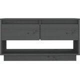 TV ormarić sivi 74 x 34 x 40 cm od masivne borovine | shoptok.hr