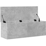  Kutija za pohranu boja betona 102x35x35 cm konstruirano drvo | Eponuda.com