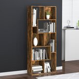 The Living Store Knjižna omara dimljeni hrast 67x24x161 cm konstruiran les - Knjižna Omara, (21437173) | Shoptok.si