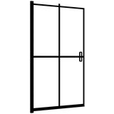  Sklopiva pregrada za tuš ESG 100 x 140 cm crna | shoptok.hr