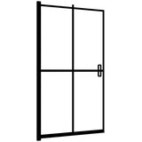  Zložljiva tuš kabina ESG 100x140 cm črna, (21027732) | Shoptok.si
