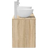  Set ormarića za kupaonicu 3 kom. Hrast sonoma 49,5 x 35 x 63 cm | shoptok.hr