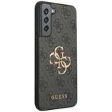 Guess GUHCS23M4GMGGR silikonski ovitek za samsung galaxy S23 5G - črn z zlatim logom | Shoptok.si