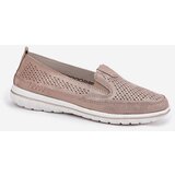 EVENTO Suede Slip-on Shoes Beige-Gold Inez | shoptok.hr
