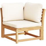  The Living Store Vrtni kotni kavč z blazinami 73x73x65 cm trden akacijev les - Vrtni Kavč, (21460083) | Shoptok.si