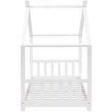  Okvir za dječji krevet od masivne borovine bijeli 90 x 200 cm | Eponuda.com