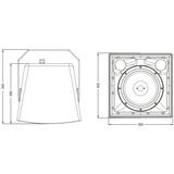  Instalacijski zvočnik OD X 208T - Audio-Kondric | Shoptok.si