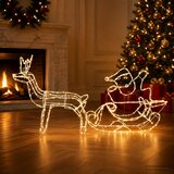  Božićna dekoracija sob i saonice LOVIISA 320 LED lampica Slike