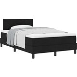  Kutna opružna kreveta s madracem Crna 120x200 cm Tkanina | shoptok.hr