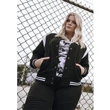 Urban Classics Women's inset College Sweat Jacket blk/wht | shoptok.hr