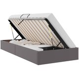  Otomanski krevet s pohranom Sivi 100 x 200 cm Lažna koža | shoptok.hr