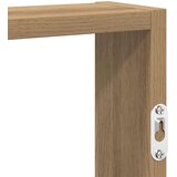 vidaXL Stenska polica artisan hrast 43x9x60 cm inž. les | Shoptok.si