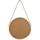 vidaXL zidno ogledalo s remenom 40 cm bijelo | shoptok.hr