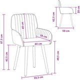  Trpezarijske stolice 2 pcs Tkanina Tamnozelena | shoptok.hr