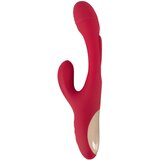SMILE - vibrator za jezik z žgečkljivim vzvodom (rdeča) | Shoptok.si