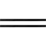  Samoljepljivi pečati za vrata 2 kom. 100 cm Aluminijski legura Crna | shoptok.hr
