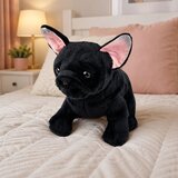 Plišana igračka Bulldog 22 cm - crni | Shoptok.si
