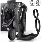 INTOYOU Astex Thrusting & Tapping Prostate Massager 3 Motors with Remote Black Cene