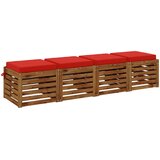  Jastučići za sjedenje SOEST 4 kom. 100% poliester Crvena | Shoptok.si