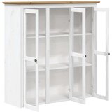  Visoka komoda BODO bijelo-smeđa 115,5x43x200,5 cm od borovine | Eponuda.ba