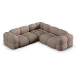 Cosmopolitan Design Rjava kotna sedežna garnitura Loretto – | Shoptok.si