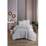 Set prekrivač i jastučnica, jednobojni, 160x220 cm, siva