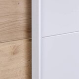 Modern Living Omara Z Drsnimi Vrati Feldkirch, Siva, Barva Hrasta | Shoptok.si
