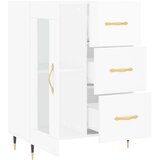  Komoda sjajna bijela 69 5x34x90 cm od konstruiranog drva | shoptok.hr