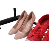 Kondela Stojalo za oblačila, krom, črna plastika, SOREN | Shoptok.si
