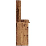  Radni stol s policama boja drva 102x45x148 cm konstruirano drvo | shoptok.hr