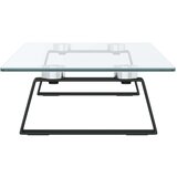  Za monitor crni 60x20x8 cm kaljeno staklo i metal | shoptok.hr