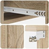Stolna montirana na zid Hrast sonoma 59 x 34 5 x 17 cm | shoptok.hr