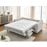 Bobochic Paris Svijetlo siva sklopiva sofa 214 cm Ernest – | shoptok.hr