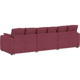  Modularna sofa s jastucima, vinsko crvena | shoptok.hr